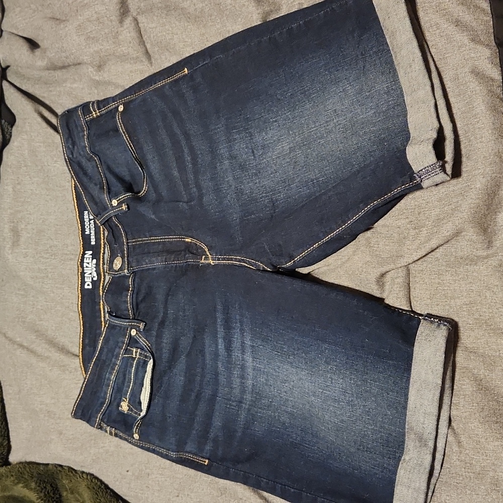 Bermuda denim shorts
